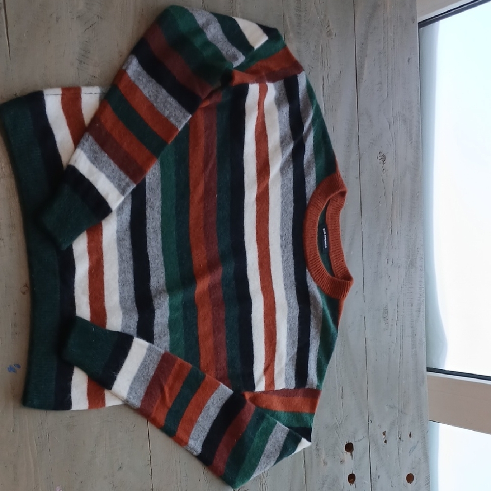 525 America Multicolor Striped Cashmere Sweater